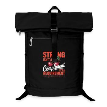 Women's Day Feminism Tired Isn't My Personality - Laptop Backpack - black - Front