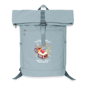 Emotional Loot | Progress in Social Work - Laptop Backpack - ice blue - Front