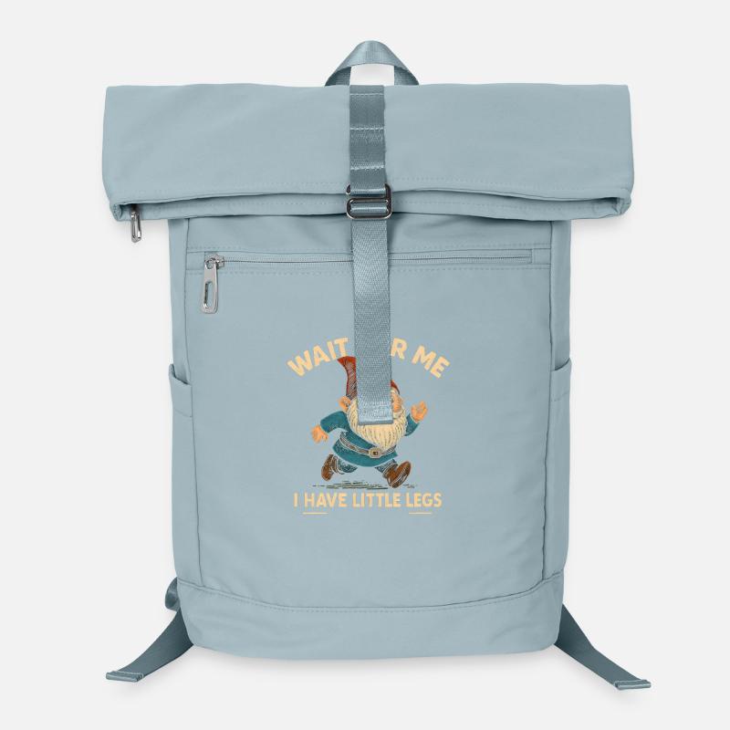 Zwerg Wichtel Spruch Humor Meme Lustig Witzig Laptop-Rucksack 