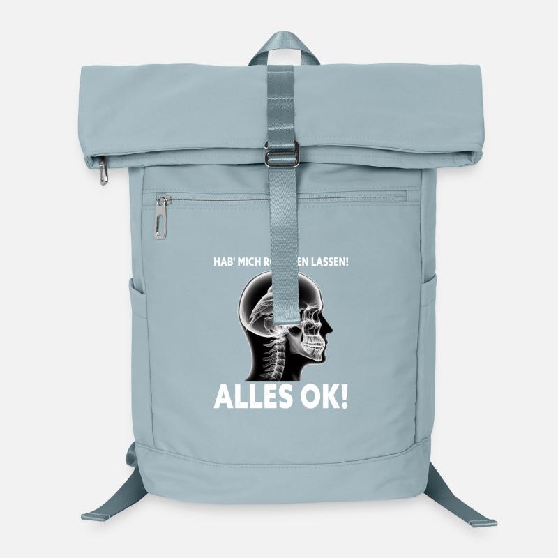 Hab Mich Röntgen Lassen Alles Ok Vogel Im Kopf Laptop-Rucksack 
