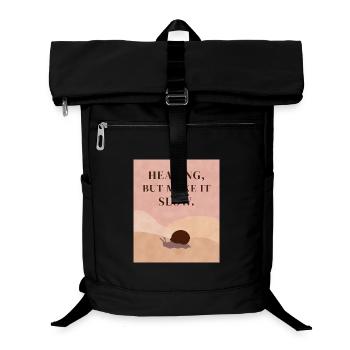 Healing, but make it slow - Laptop Backpack - black - Front