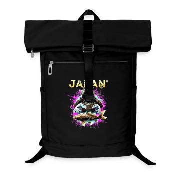 Cyber Samurai – Japan Krieger - Laptop-Rucksack  - Schwarz - Vorne