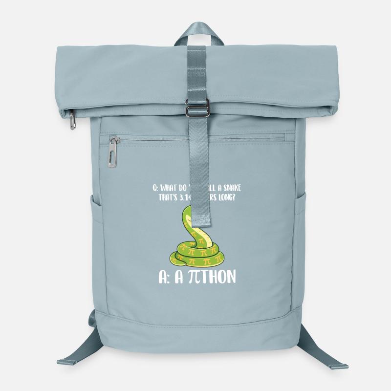 Blague sur le python de Pi Day de 3,14 mètres de long Sac à dos ordinateur