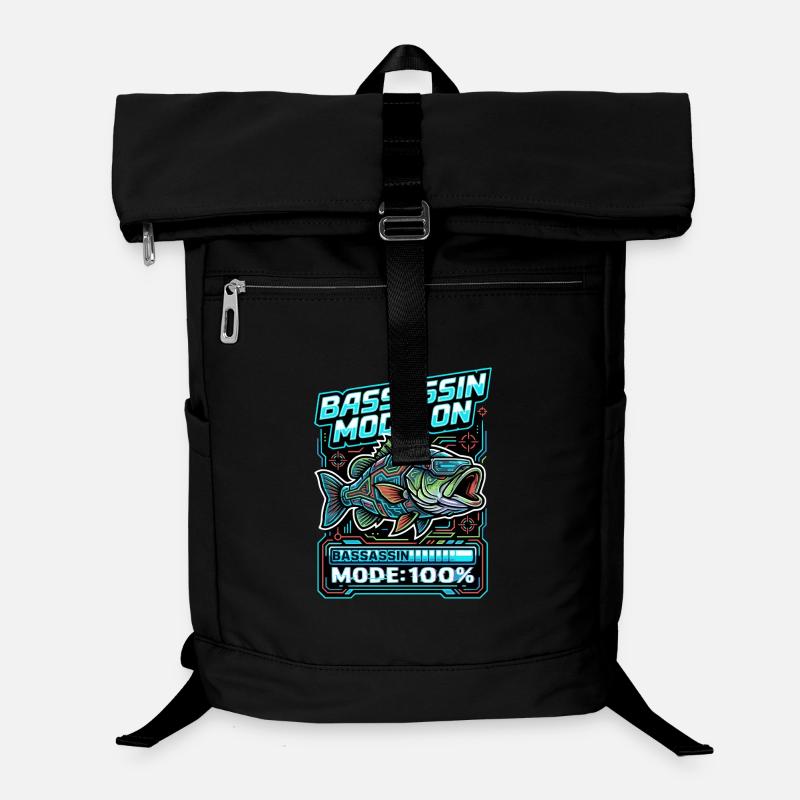 Bassassin Mode On Fishing Mode 100 Percent Laptop Backpack