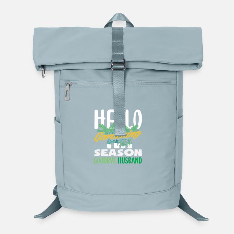 Hallo Gartensaison Auf Wiedersehen Ehemann Laptop-Rucksack 