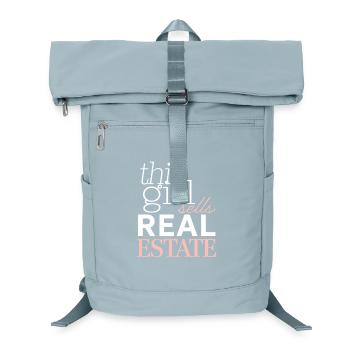This Girl Sells Real Estate - Laptop Backpack - ice blue - Front
