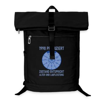 1998 Geboren 30. Geburtstag Auto Tuning - Laptop-Rucksack  - Schwarz - Vorne