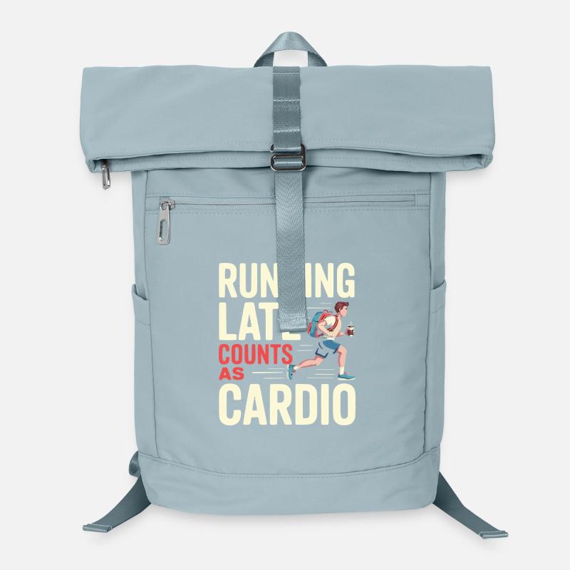 Courir en retard compte comme un design d’humour cardio Sac à dos ordinateur