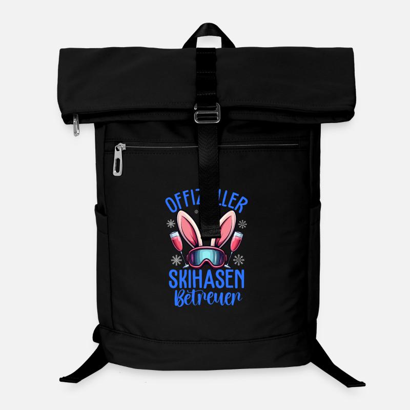 Superviseur officiel du lapin de ski Sac à dos ordinateur