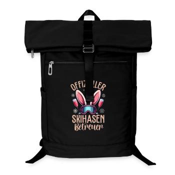 Offizieller Skihasen Betreuer - Laptop-Rucksack  - Schwarz - Vorne