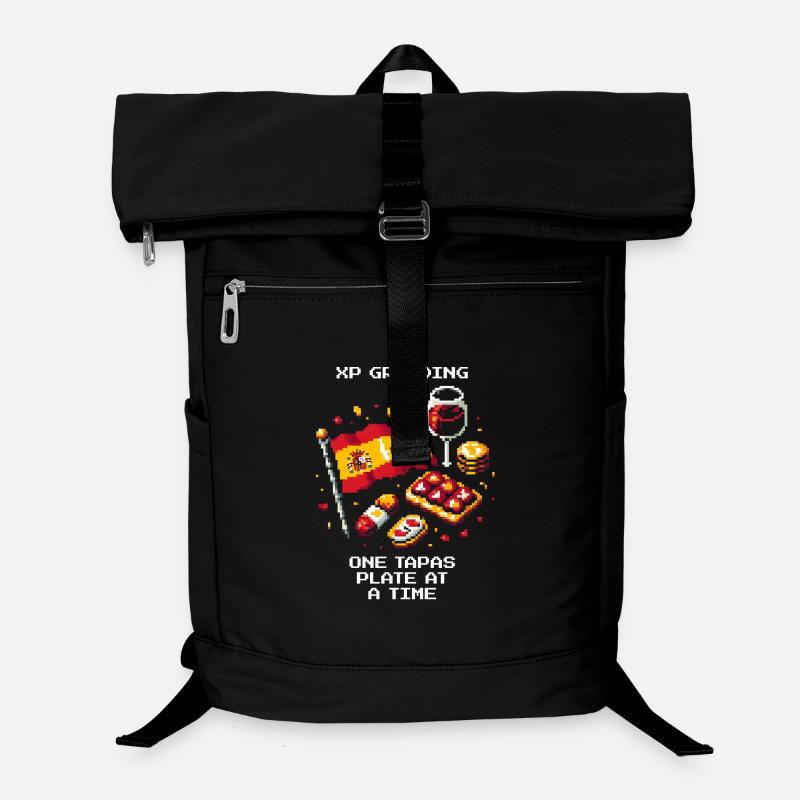 Grinder l’XP | Tapas Espagne Bar Hopping - Sac à dos ordinateur - noir