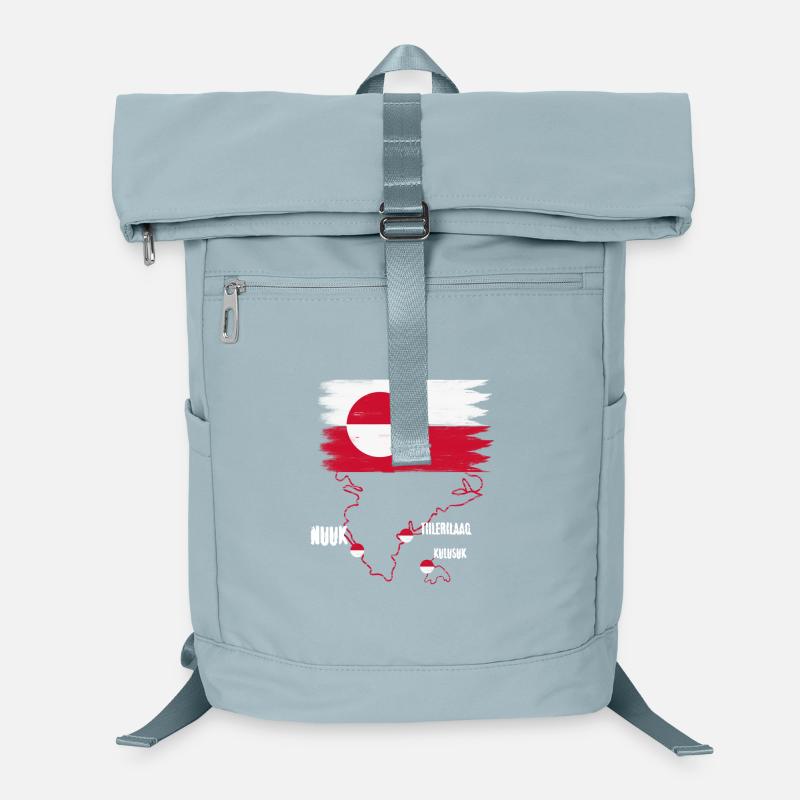 Greenland flag nuuk Laptop Backpack