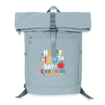 100 Tage Kindergarten Jubel - Laptop-Rucksack  - Eisblau - Vorne