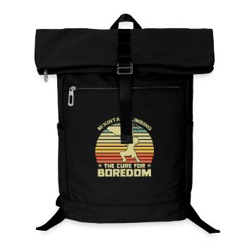 L’alpinisme contre l’ennui - Sac à dos ordinateur - noir - Devant
