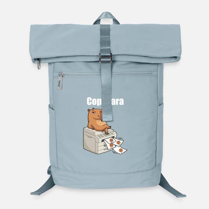 Copybara Capybara on Copier Office Humor Laptop Backpack