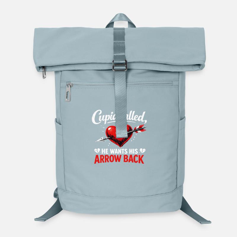 Amor hat angerufen, er will seinen Pfeil zurück, flirtender Witz Laptop-Rucksack 
