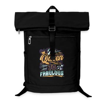 70th Birthday Queen - Laptop Backpack - black - Front