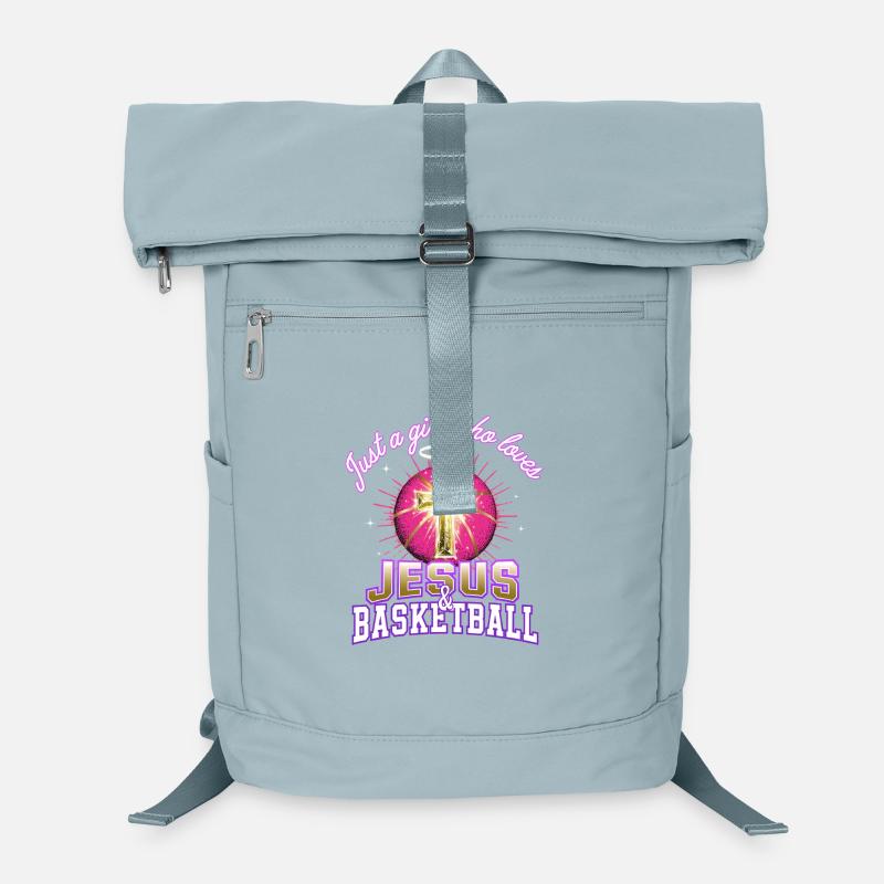 Jésus et le design des filles basket-ball Sac à dos ordinateur