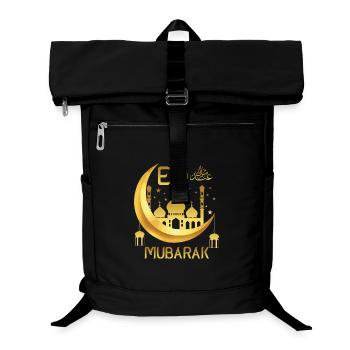 Aïd Moubarak Joyeux Ramadan Allah Fête islamique - Sac à dos ordinateur - noir - Devant