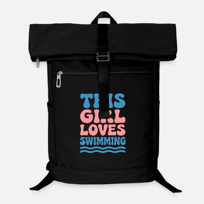 Schwimmen Sprüche Lustiges Schwimmen Geschenk Laptop-Rucksack 