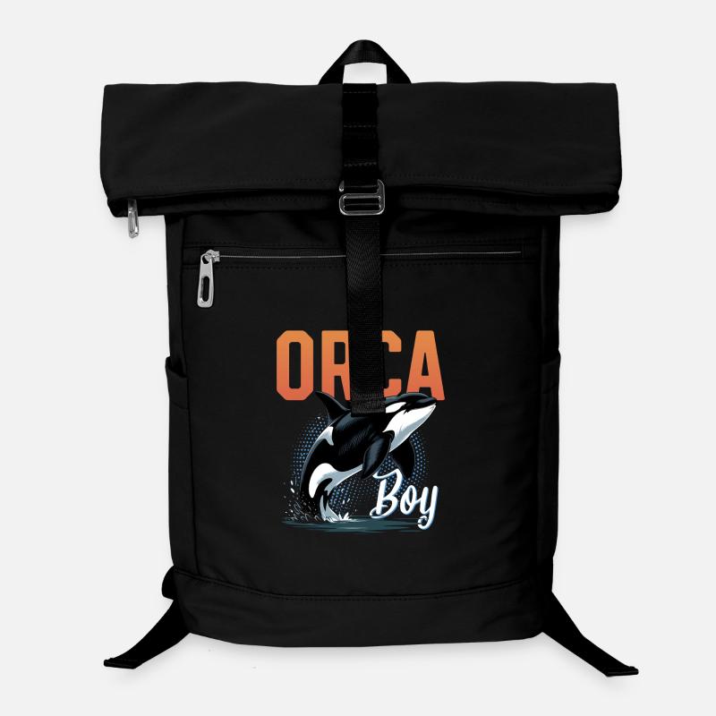 Funny Orca Laptop Backpack