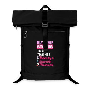 Beziehungsstatus Apotheker Pharmazietechniker - Laptop-Rucksack  - Schwarz - Vorne