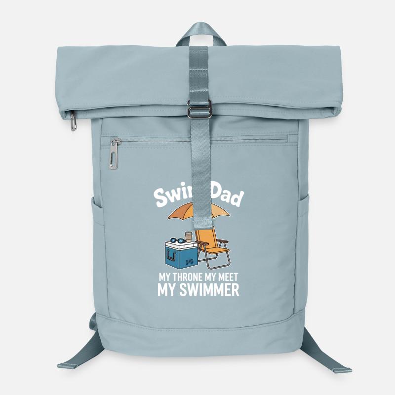 Schwimmen Sprüche Lustiges Schwimmen Geschenk Laptop-Rucksack 