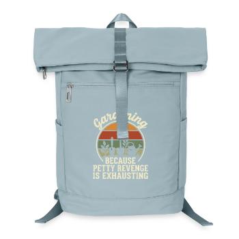 Gardening Because Petty Revenge Is Exhausting - Laptop Backpack - ice blue - Front