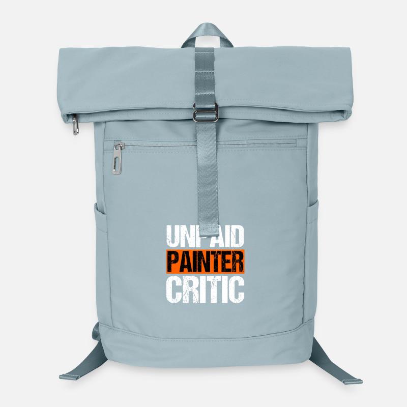 Unpaid Painter Critic Funny Handyman Decorator Laptop Backpack