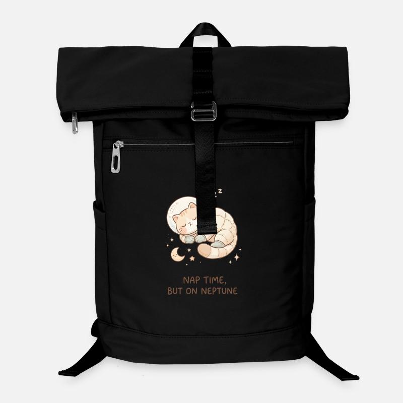 Nap Neptune | Cute Space Cat Laptop Backpack
