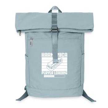 Harmonica Musican Player Loading Harmonica - Laptop-Rucksack  - Eisblau - Vorne