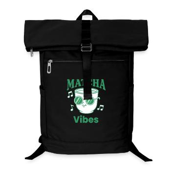 Matcha Vibes Green Tea Matcha Latte Lover Japanese - Laptop-Rucksack  - Schwarz - Vorne