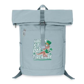 T-Rex for St. Patrick's Day - Laptop Backpack - ice blue - Front