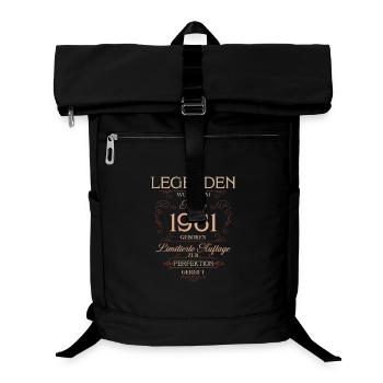 Cadeau pour son 65e anniversaire Mars 1961 Vintage Rétro - Sac à dos ordinateur - noir - Devant
