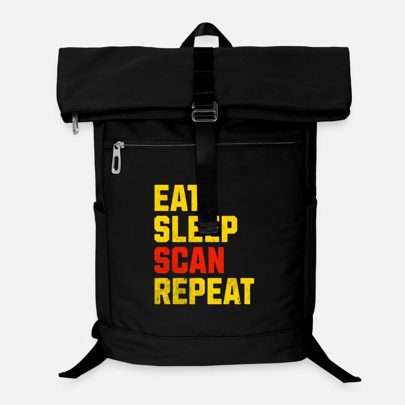 Gift T-Shirt Seller EAT SLEEP SCAN REPEAT Laptop Backpack