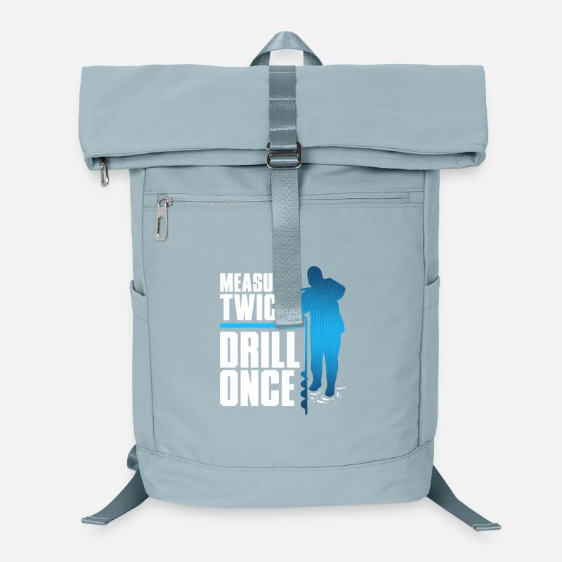 Eisangeln Measure Twice Drill Once Laptop Backpack