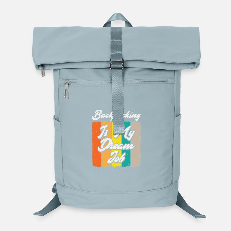 Le sac à dos est mon métier de rêve Graphisme rétro Sunset Sac à dos ordinateur