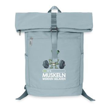 Haltérophile MUSCLES EN CHARGEMENT Drôle - Sac à dos ordinateur - bleu glacier - Devant
