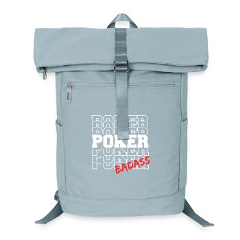 Poker Badass BLC - Laptop-Rucksack  - Eisblau - Vorne
