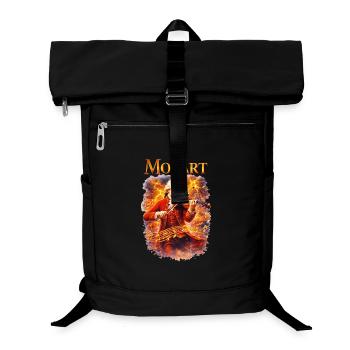 Mozart Firestorm Violin - Laptop Backpack - black - Front