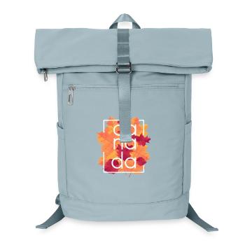 Canada Autumn Maple Leaves Design - Laptop-Rucksack  - Eisblau - Vorne