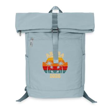Aruba 2026 Sunset Palm Trees - Laptop Backpack - ice blue - Front
