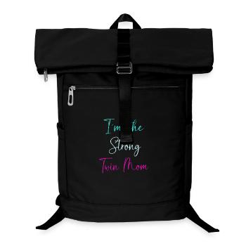 Zwillinge Mama Zwilling Mutter Geschenk - Laptop-Rucksack  - Schwarz - Vorne