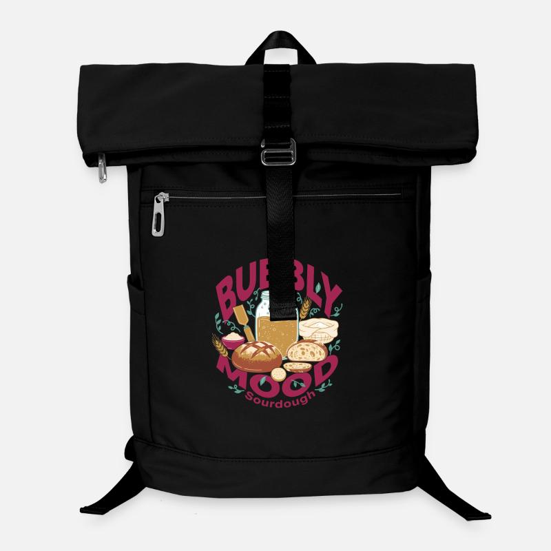 Sourdough Bubbly Mood Bread Baking Baker Laptop-Rucksack 