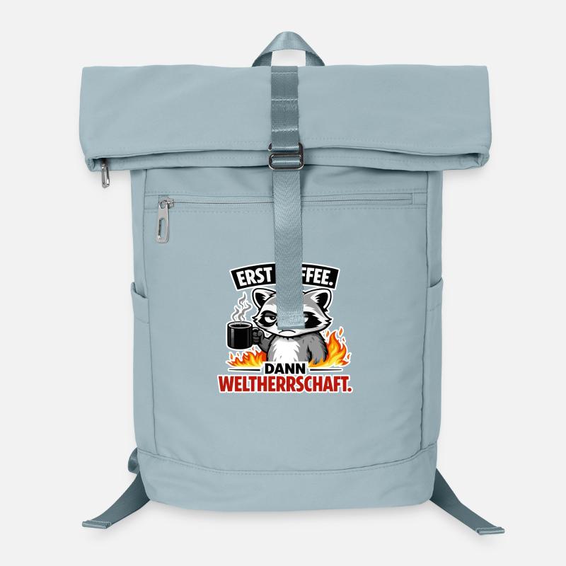 Erst Kaffee Dann Weltherrschaft Laptop-Rucksack 
