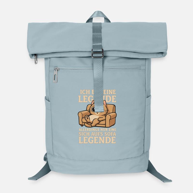 Katze Sofa Legende Lustiger Spruch Laptop-Rucksack 