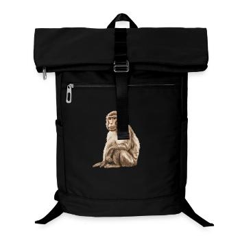 Macaque Macaque - Laptop Backpack - black - Front