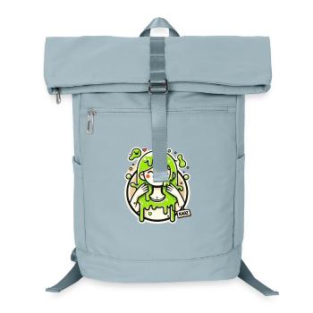 Lime Slime Girl Illustration - Laptop-Rucksack  - Eisblau - Vorne