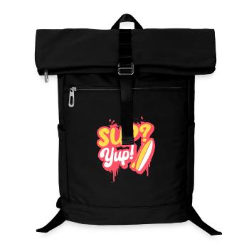 Stand Up Paddle Sup? Yup! - Laptop-Rucksack  - Schwarz - Vorne