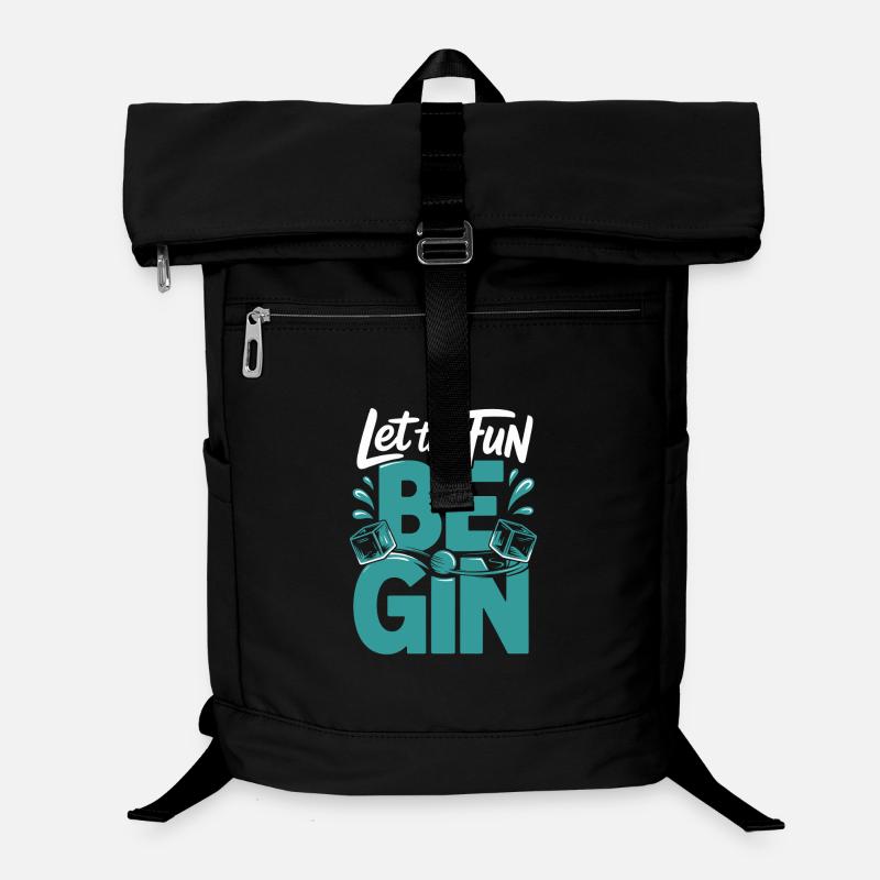 Gin Let The Fun Be Gin & Tonic Lover Party Gin Laptop Backpack